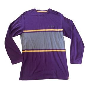 Chaps Ralph Lauren purple yellow y2k long sleeve shirt mens medium